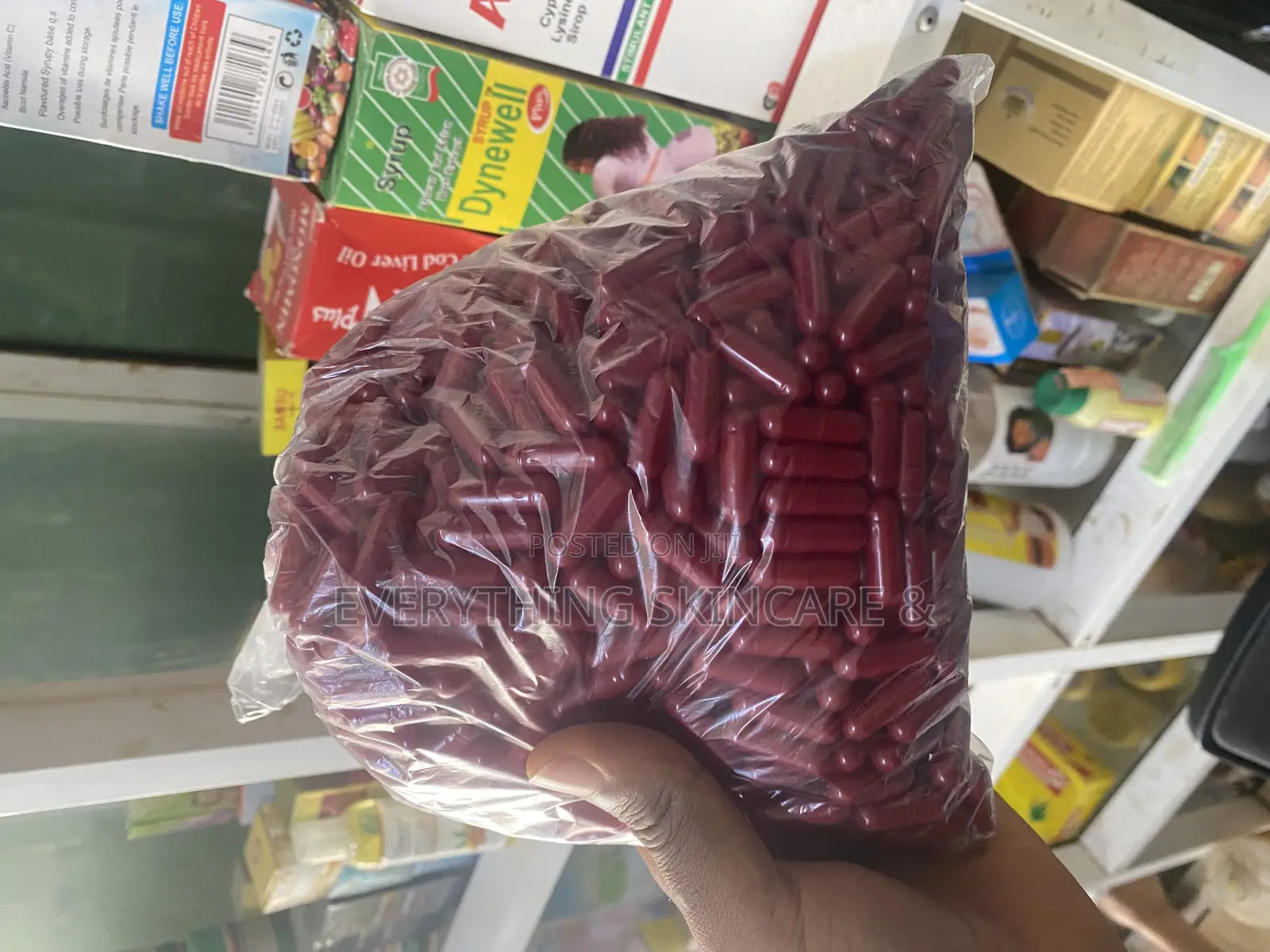 Red Empty Gelatine Capsules