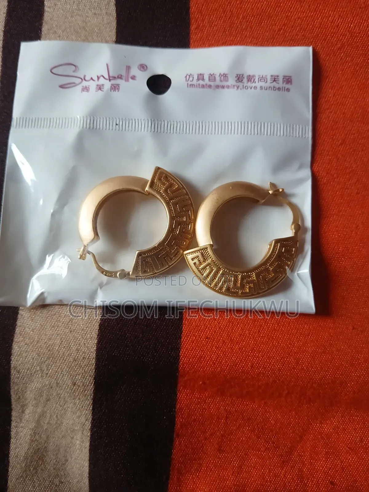 Non Tarnish Earrings and Bangle