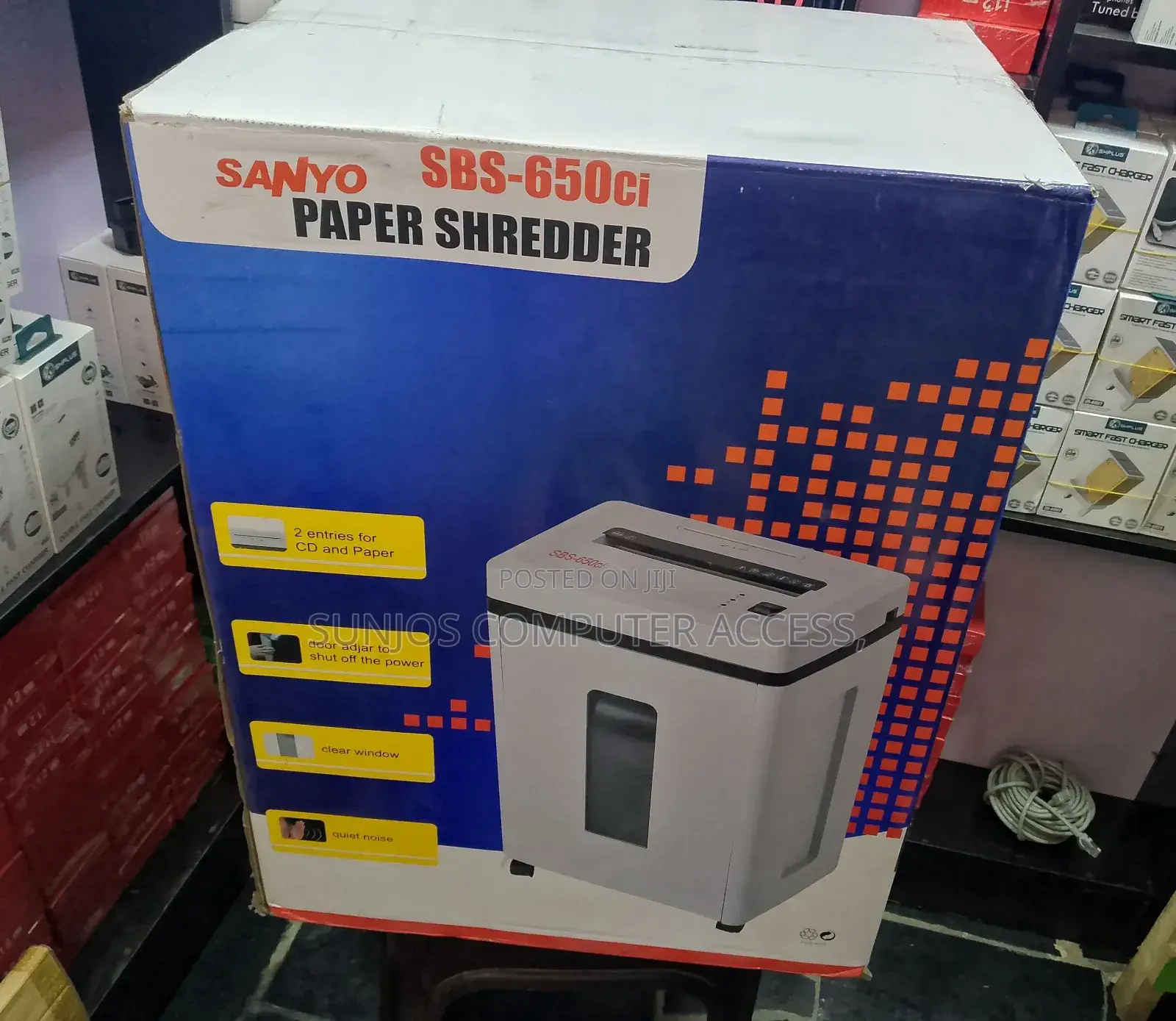 Big Paper Shredder Machine Sanyo SBS 650ci
