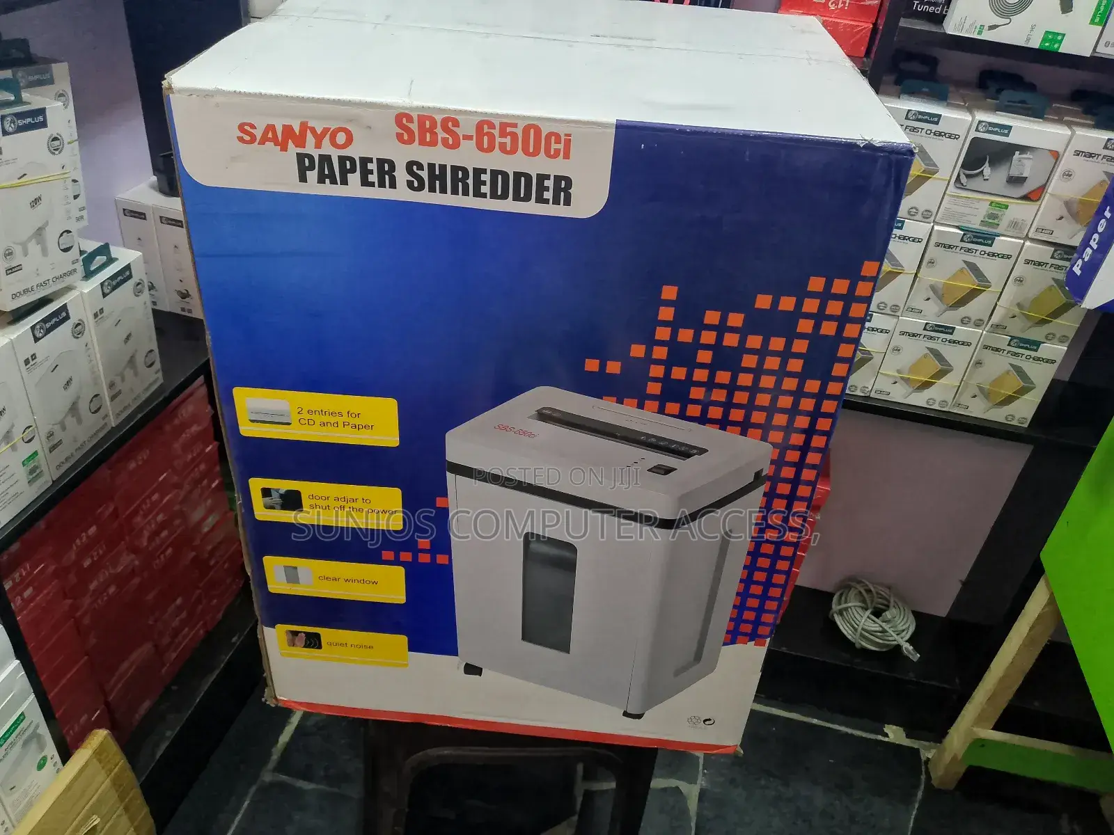 Big Paper Shredder Machine Sanyo SBS 650ci