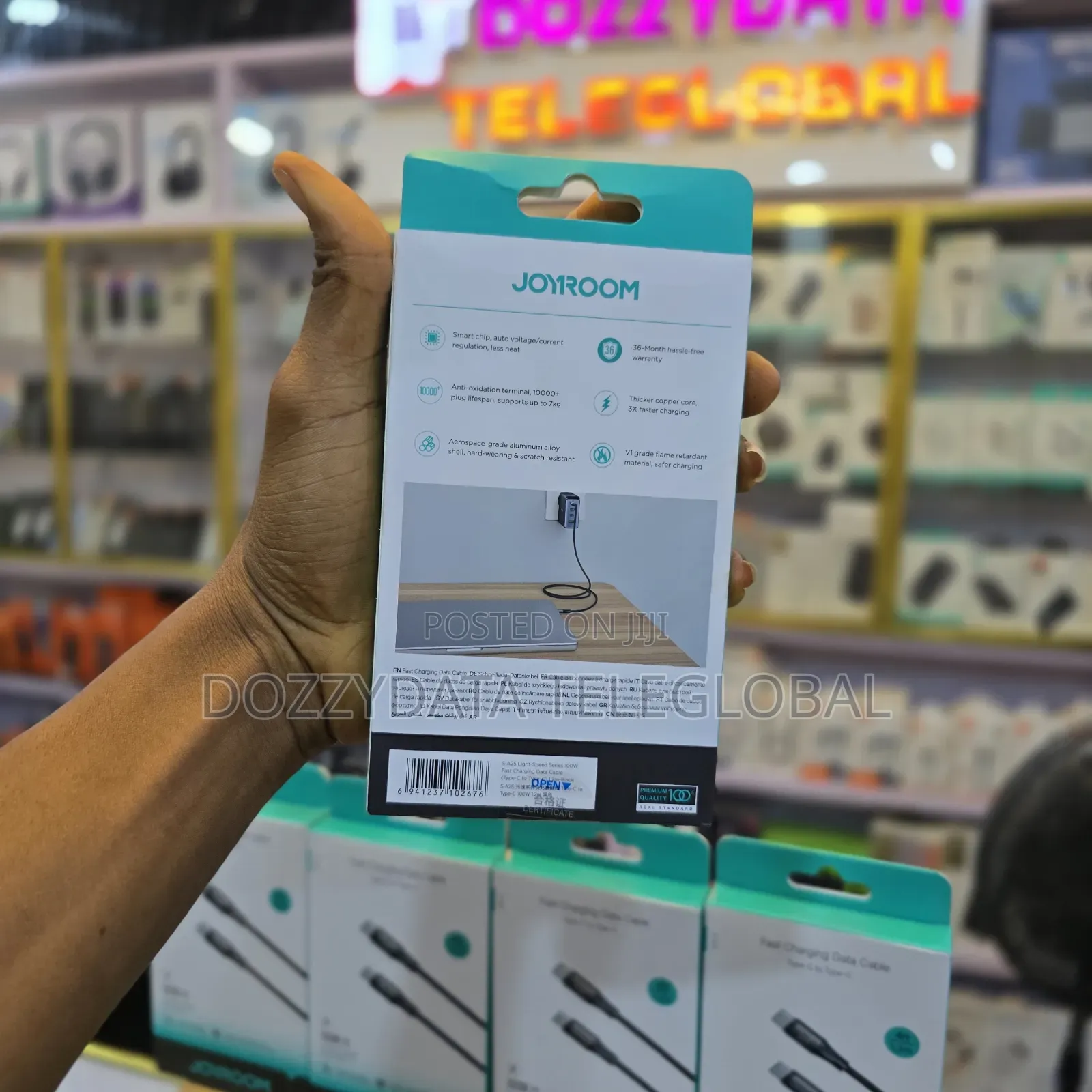 Joyroom Light-Speed Series S-A25 100w Usb-C to Usb-C Cable