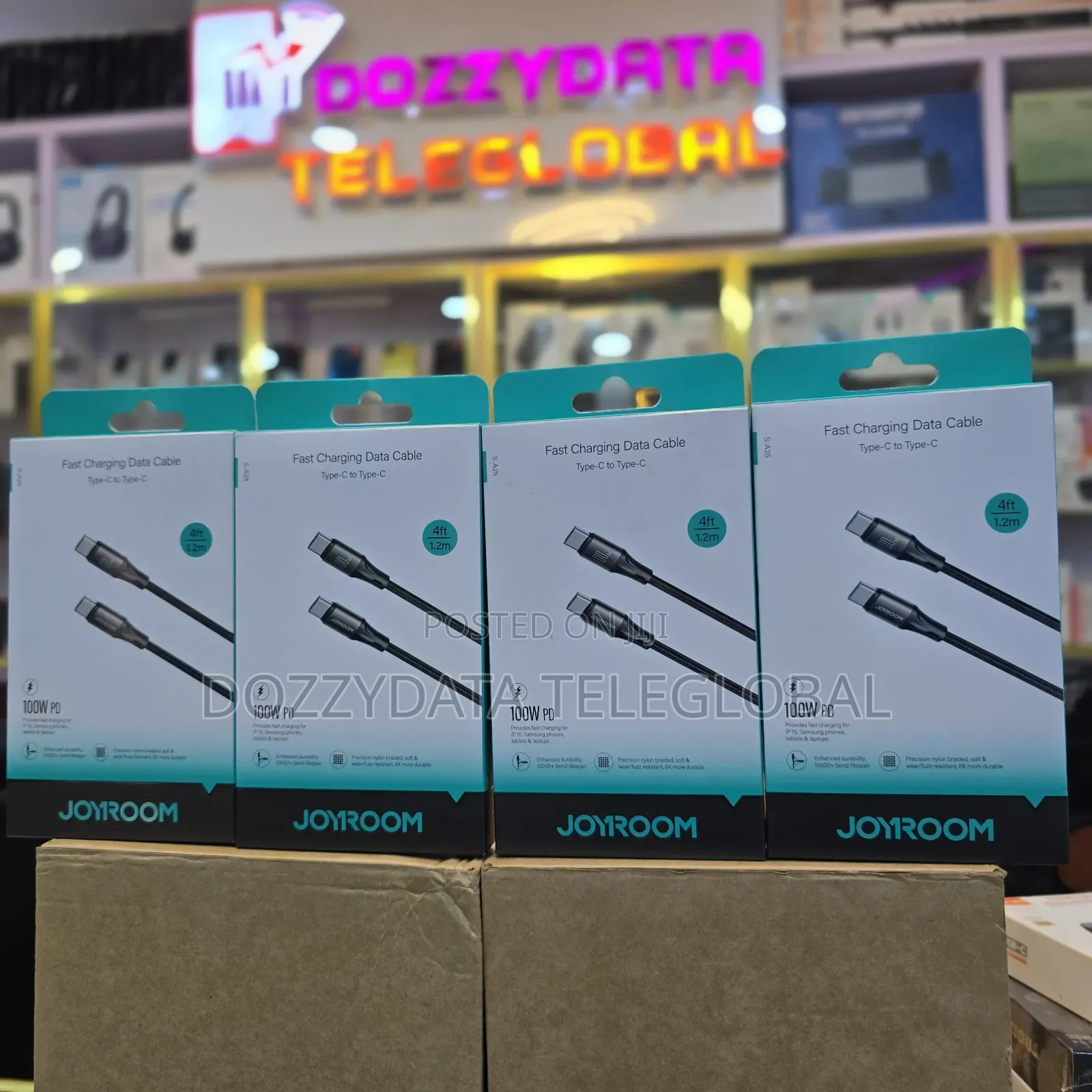 Joyroom Light-Speed Series S-A25 100w Usb-C to Usb-C Cable