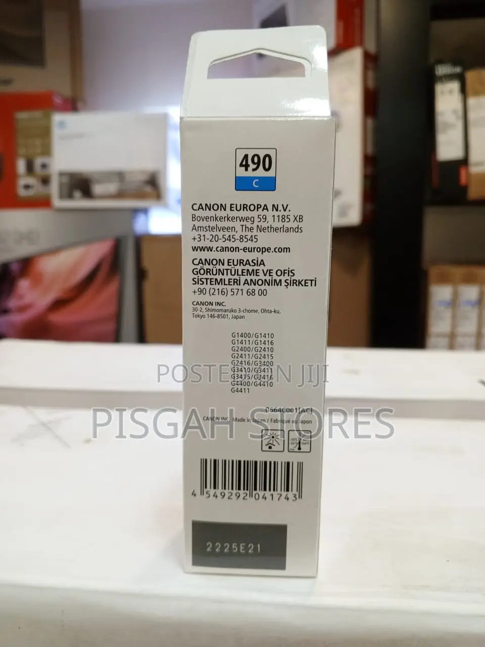 Genuine Canon Pixma 490 Cyan Ink