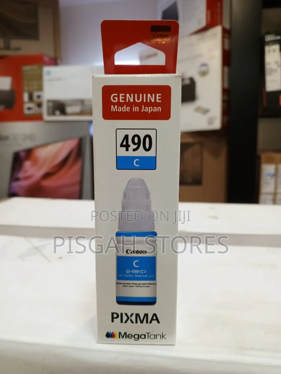 Genuine Canon Pixma 490 Cyan Ink