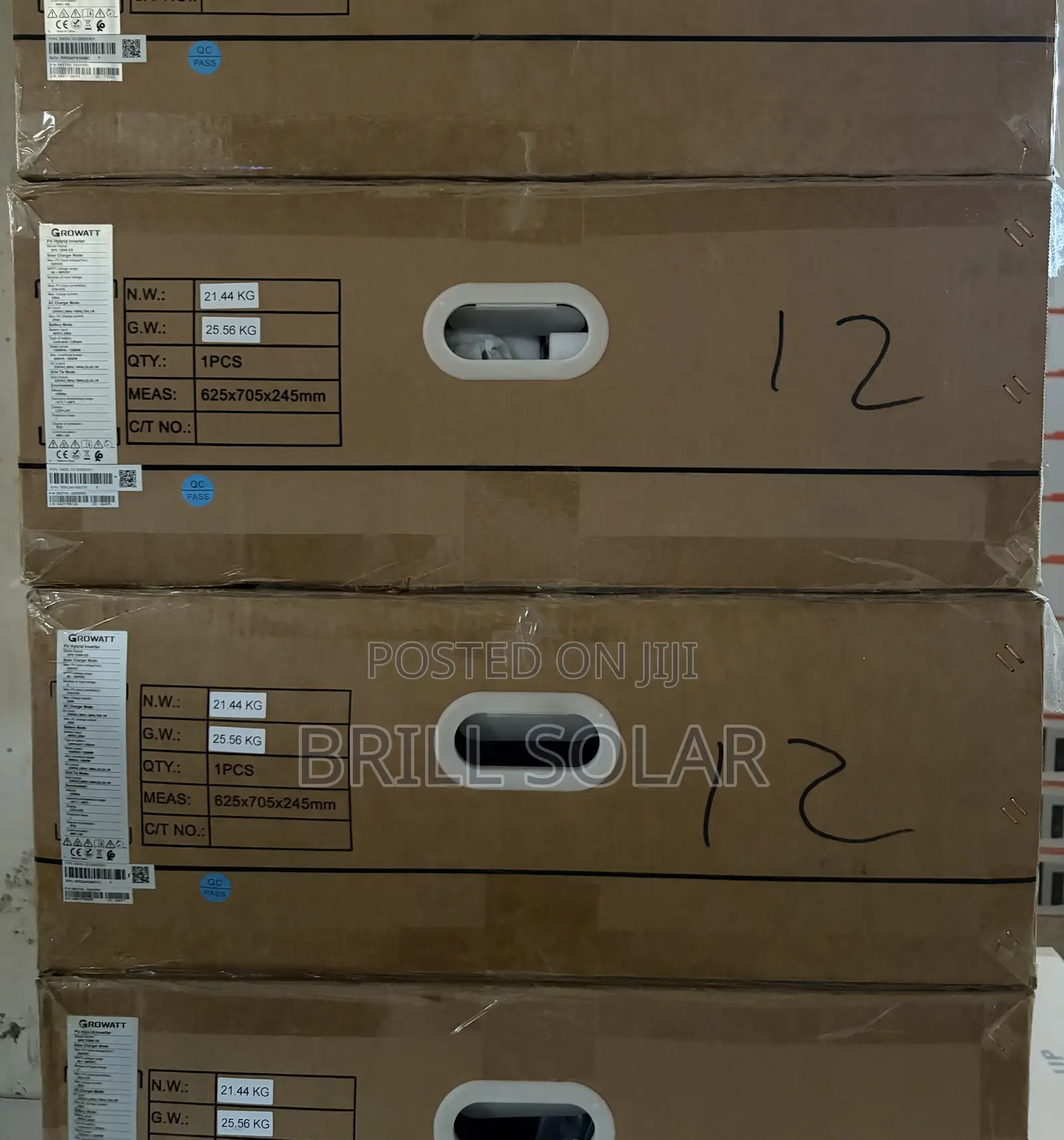 12kw-48v Growatt Pure Sine Wave Hybrid Inverter - Spe 12000 Es