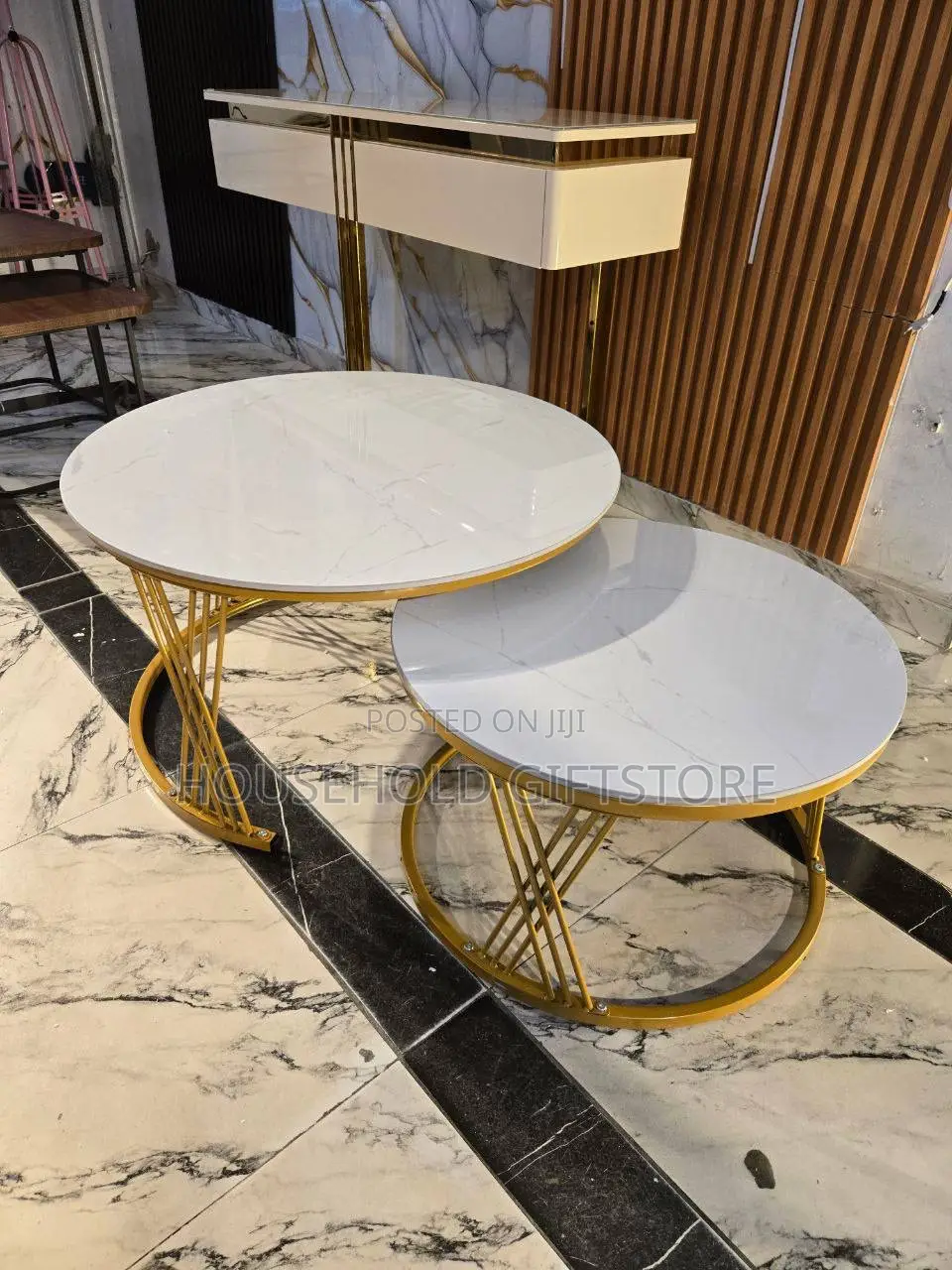 Luxury 2in1 Marble Center Table