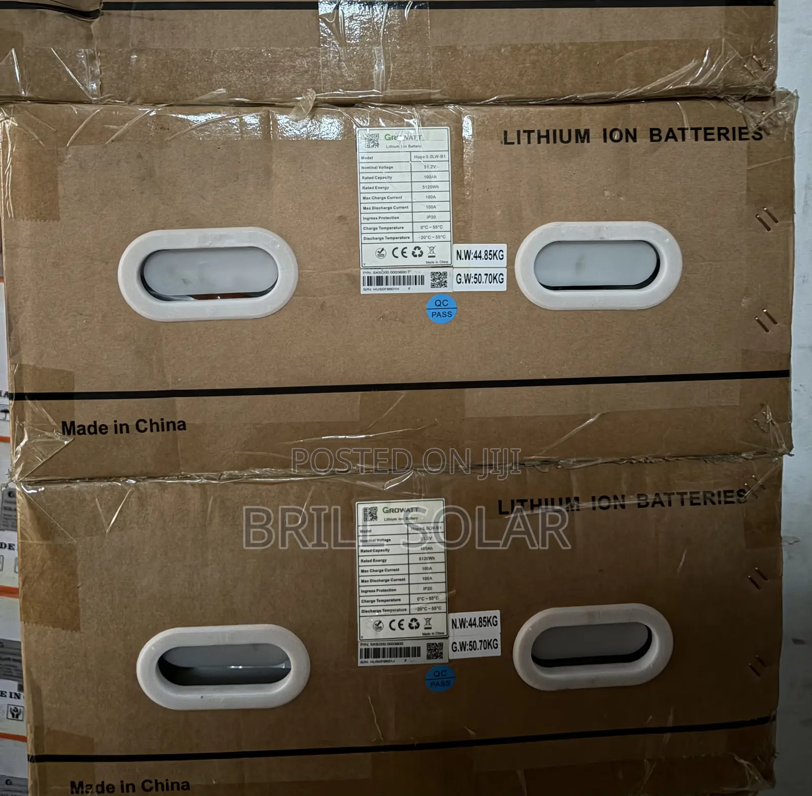 5kwh-51.2v Growatt Solar Lithium Battery(Hope Lw-B1)