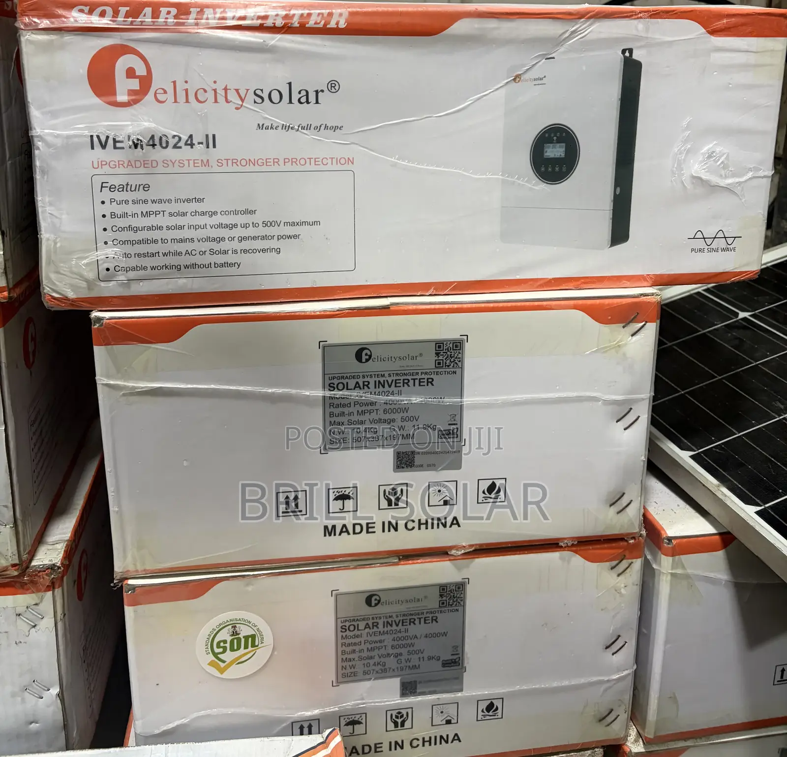 4kva-24v Felicity Pure Sine Wave Hybrid Inverter - Ivem
