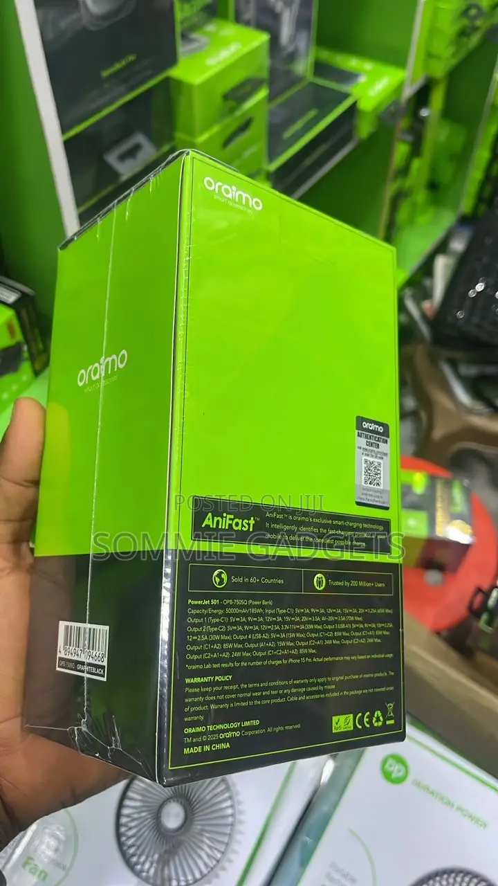 Oraimo 50000mah Powerbank