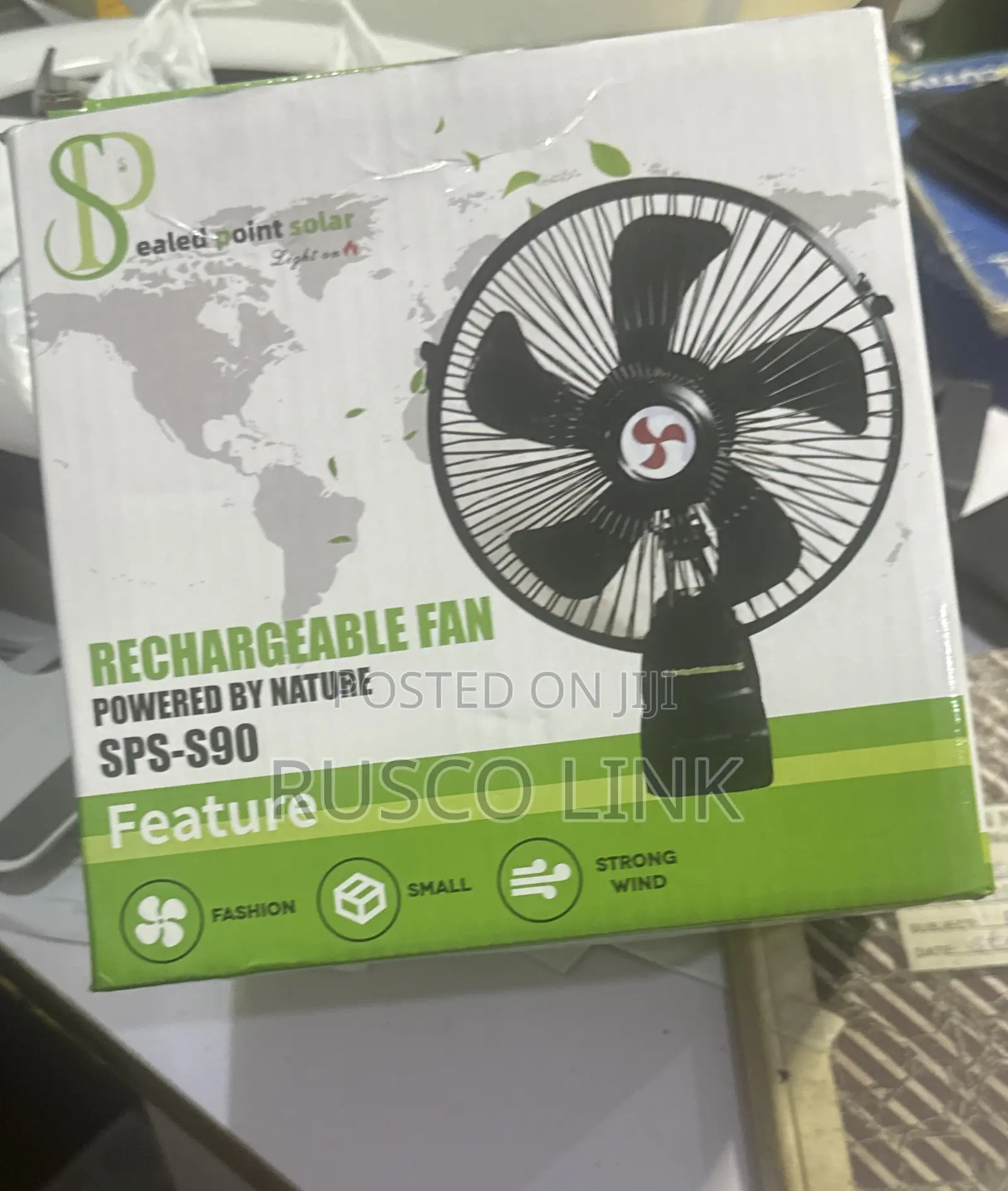 SPS-90 Rechargeable Fan