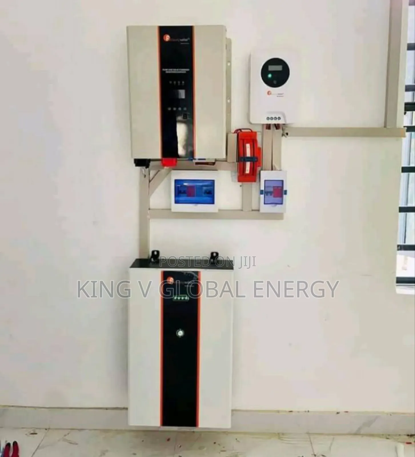 A Solar Energy System of 5kva/48v by 10kwh/51.2v Felicity Package