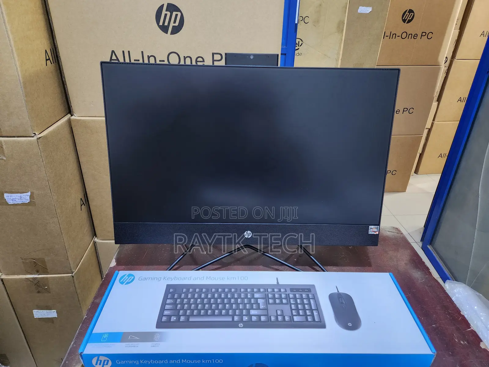 New Desktop Computer HP 200 G4 All-in-One 8GB AMD Ryzen 5 SSD 512GB
