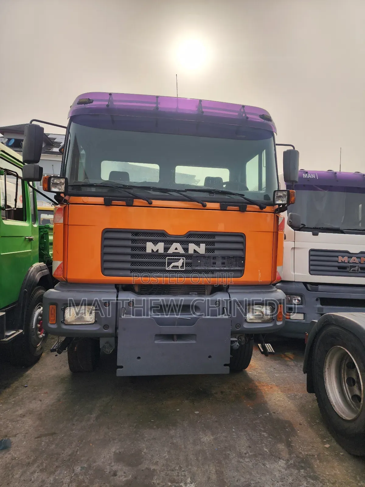 Foreign Used Man Diesel Tipper, 6 Tyres ,With Auxiliary