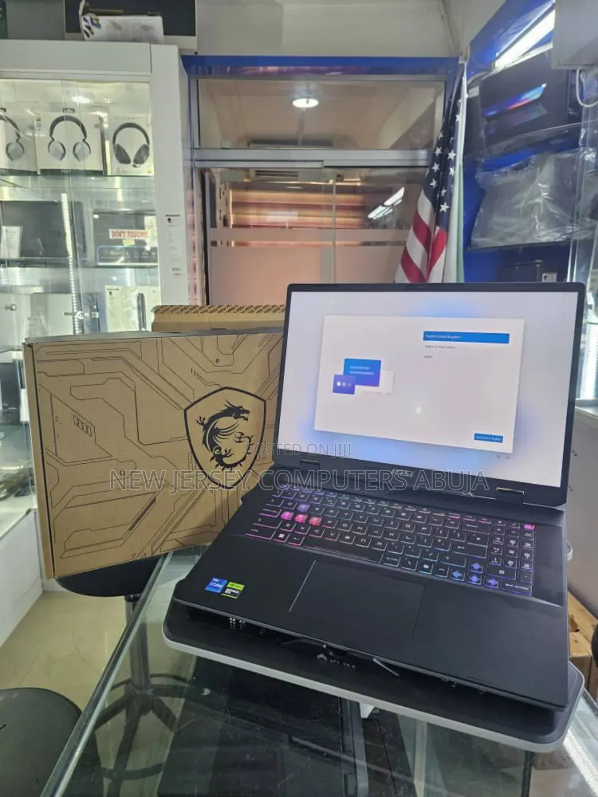 New Laptop MSI 16GB Intel Core i7 SSD 1T