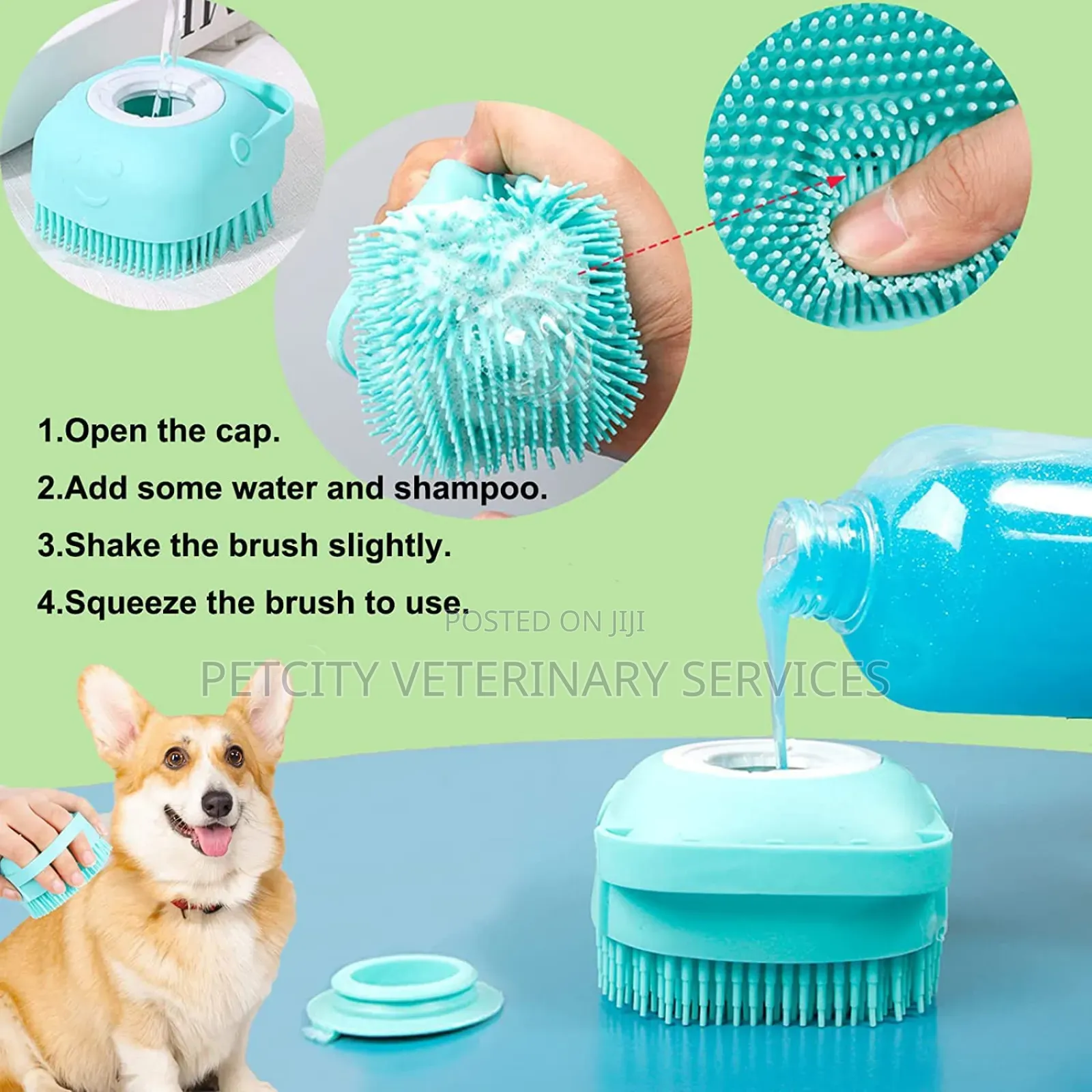 Pet Silicone Bath Brush!