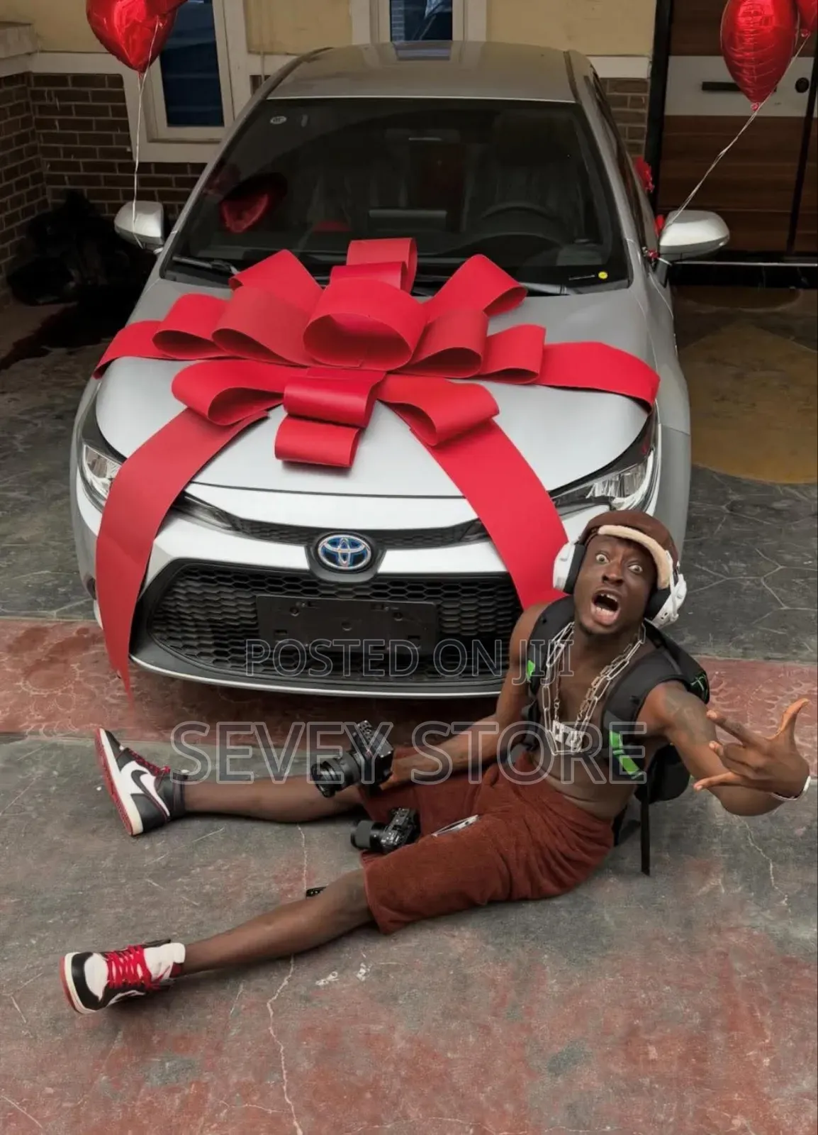 Surprise Car Gift Big Ribbon Decoration
