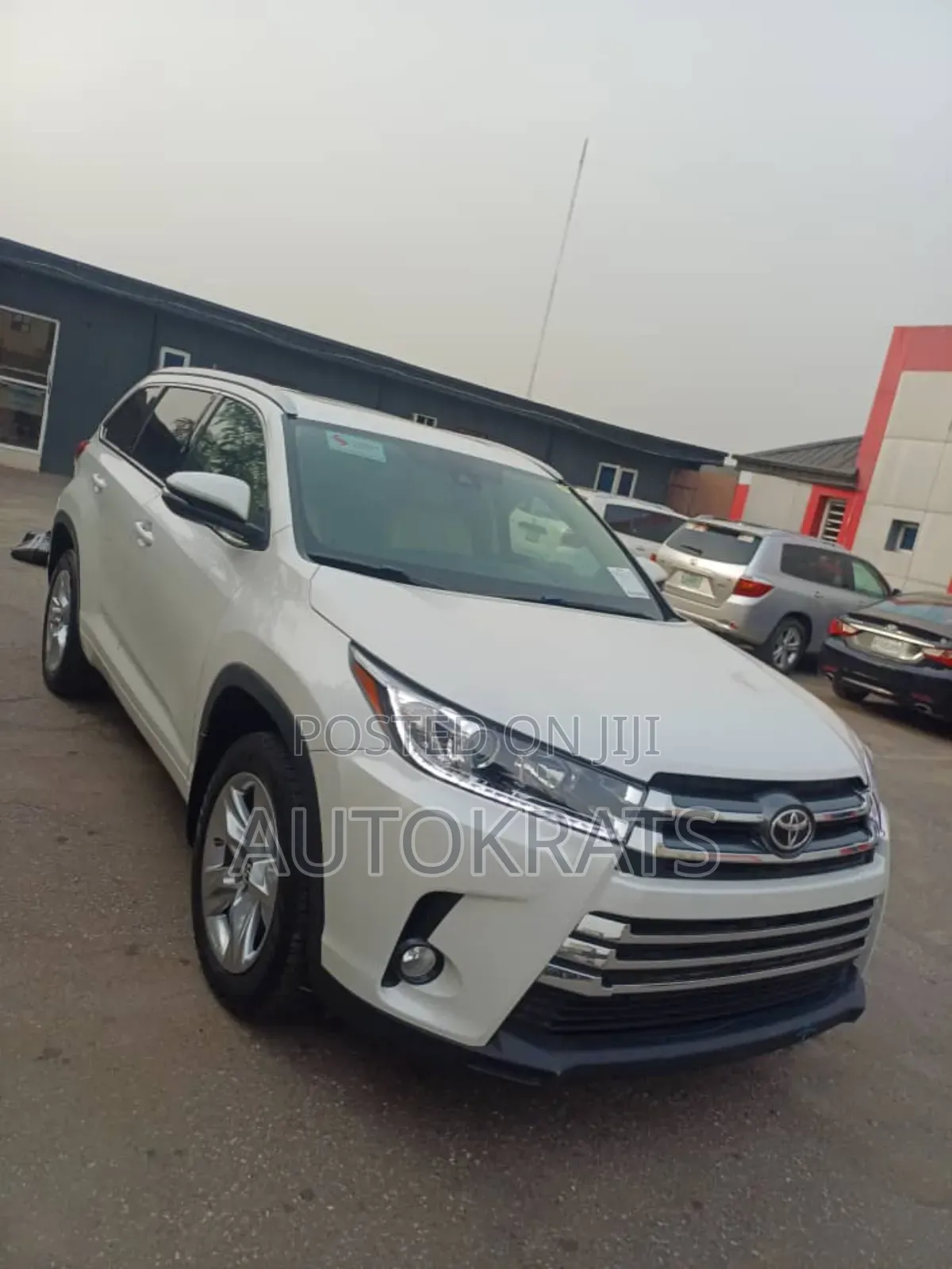 Toyota Highlander Limited 4x4 V6 (3.5L 6cyl 8A) 2017 White
