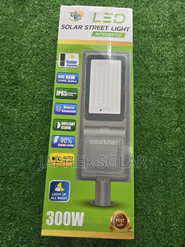 300w All-in-one Solar Street Light – Heavy Duty Security