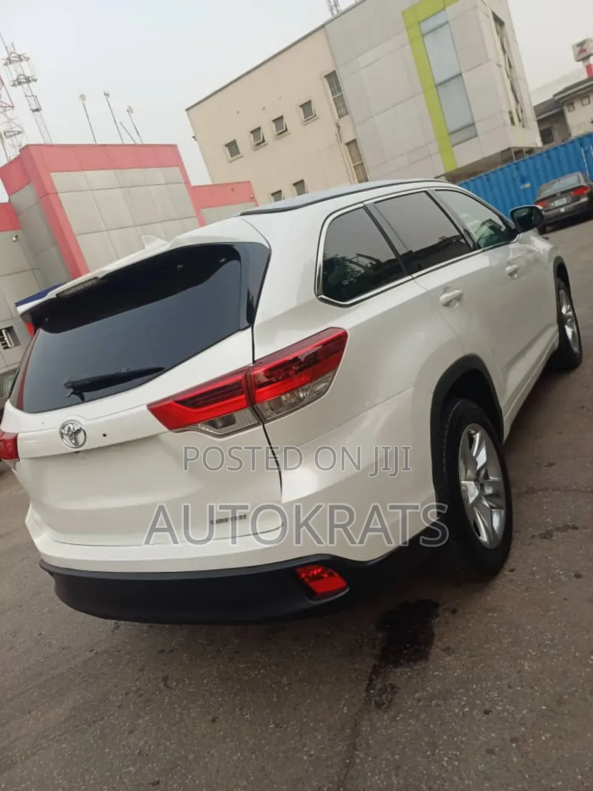 Toyota Highlander Limited 4x4 V6 (3.5L 6cyl 8A) 2017 White
