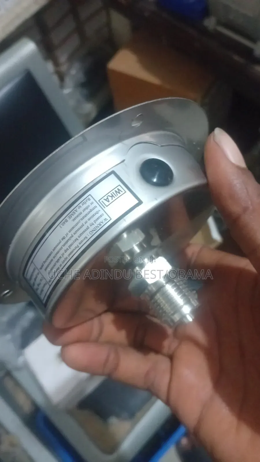 Pressure Gauge Wika 0-40bar 4 Inches