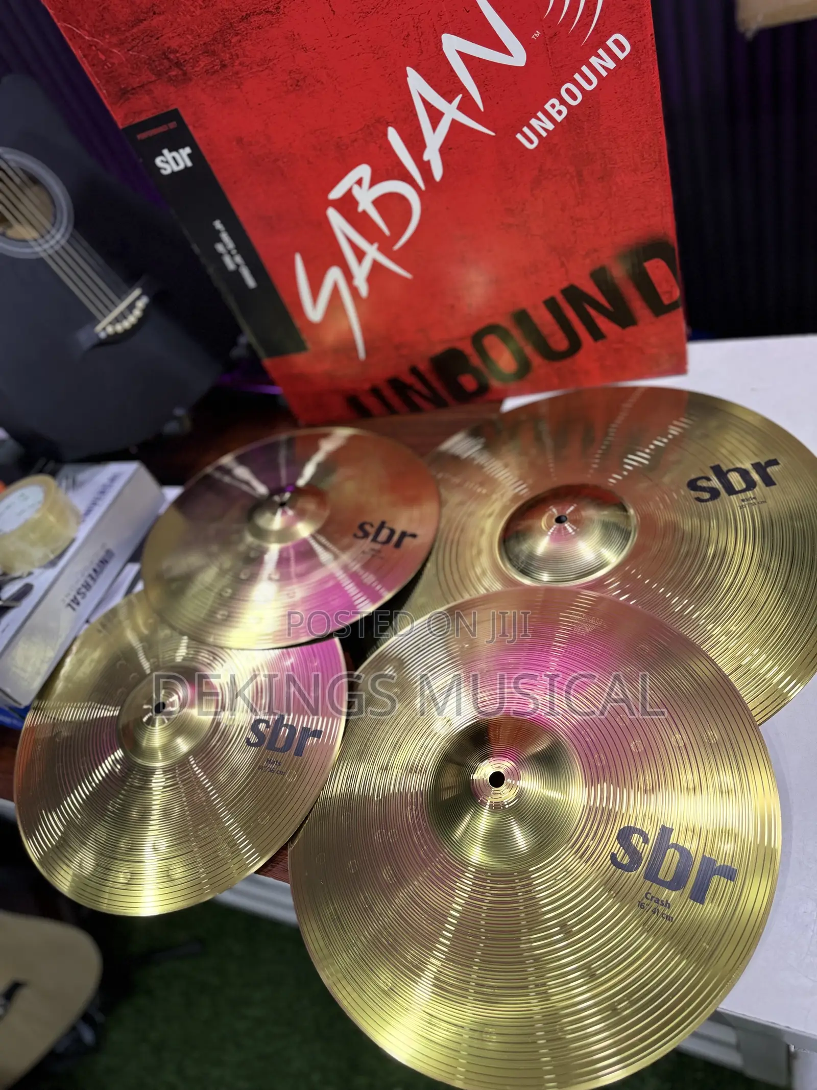 Original Sabian SBR Cymbals - 14” Hihat, 16” Crash and 20” Ride