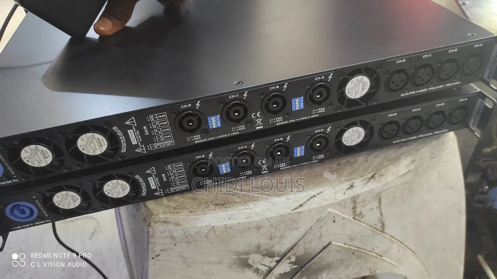 D-1004 CVR Power Amplifier