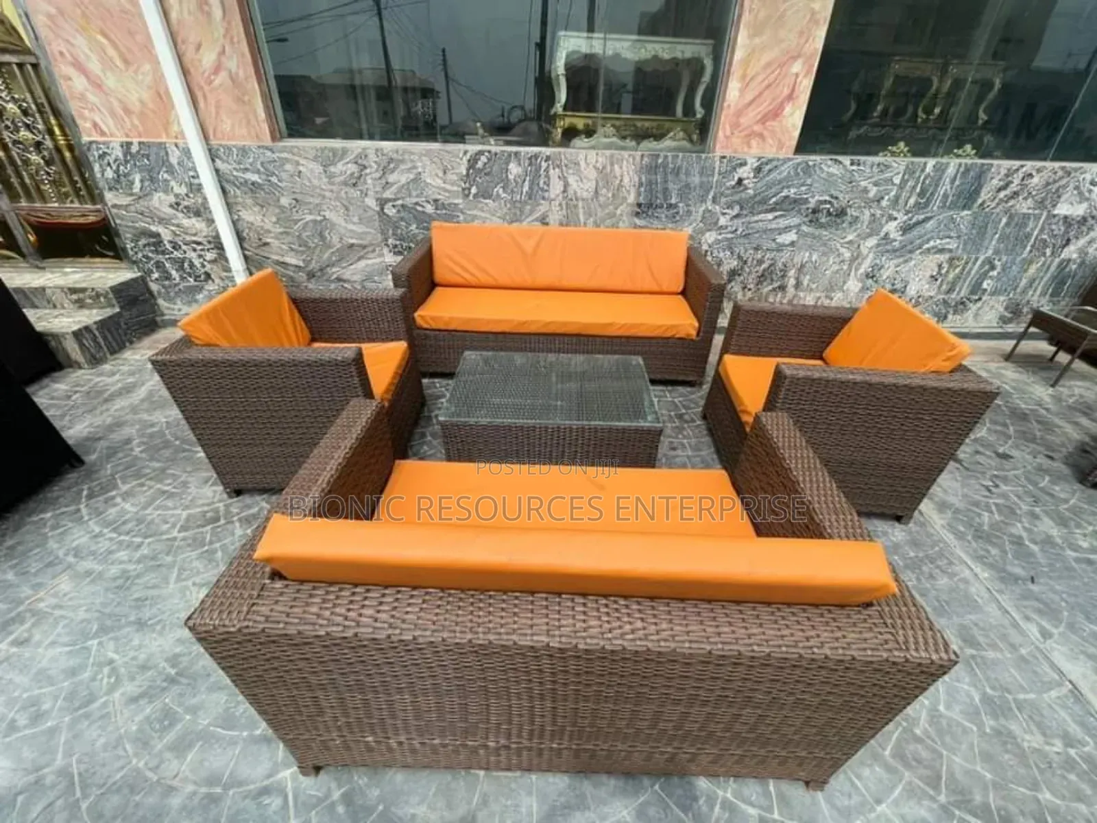 7 Seaters Modern Rattan Outdoor Chairs