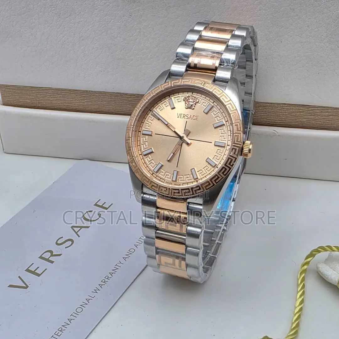 Versace Quality Luxury Men Ladies Wristwatch