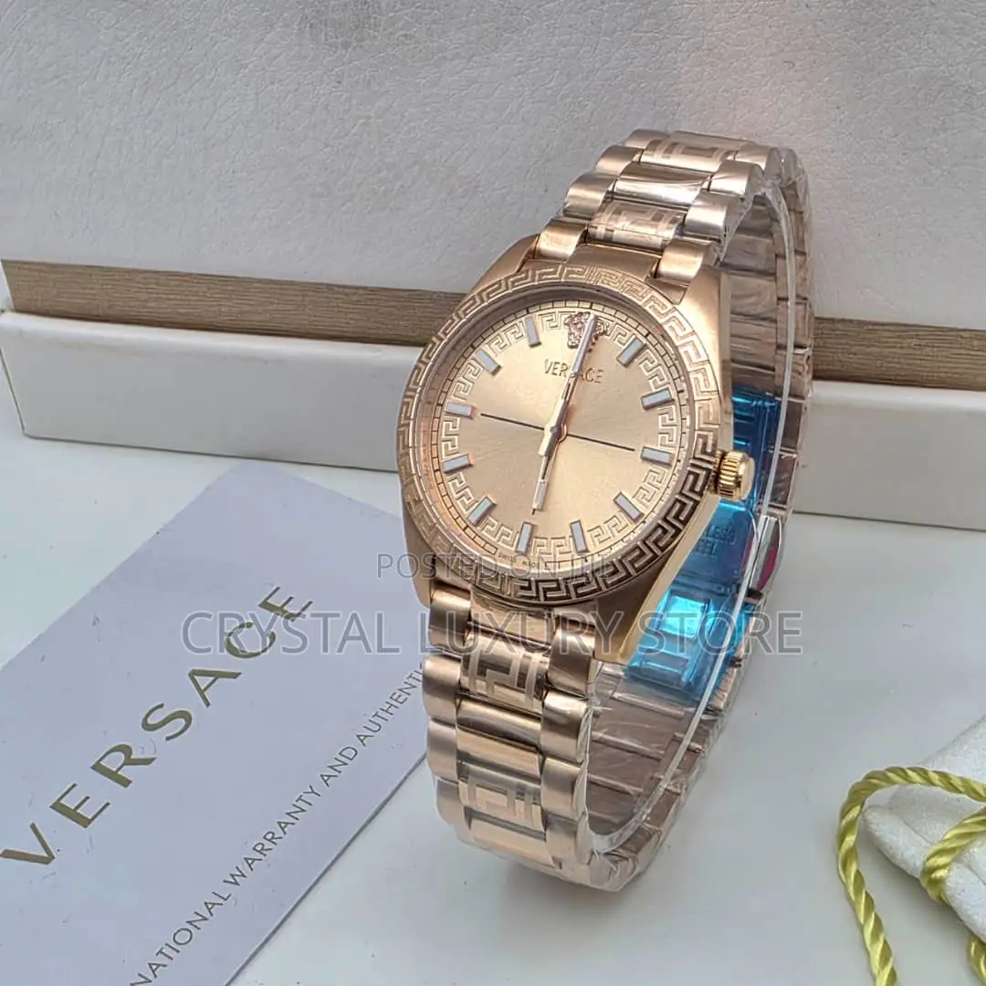Versace Quality Luxury Men Ladies Wristwatch