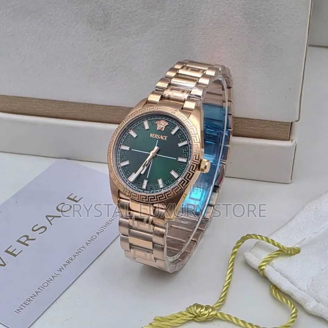Versace Quality Luxury Men Ladies Wristwatch