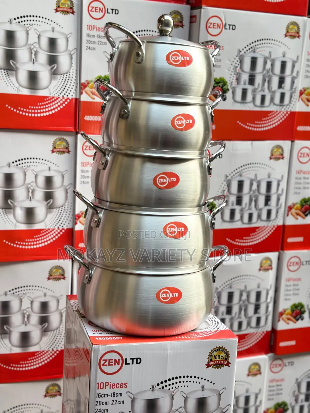 High Quality Aluminum Belly Shape Stock Pot (18cm_24cm)