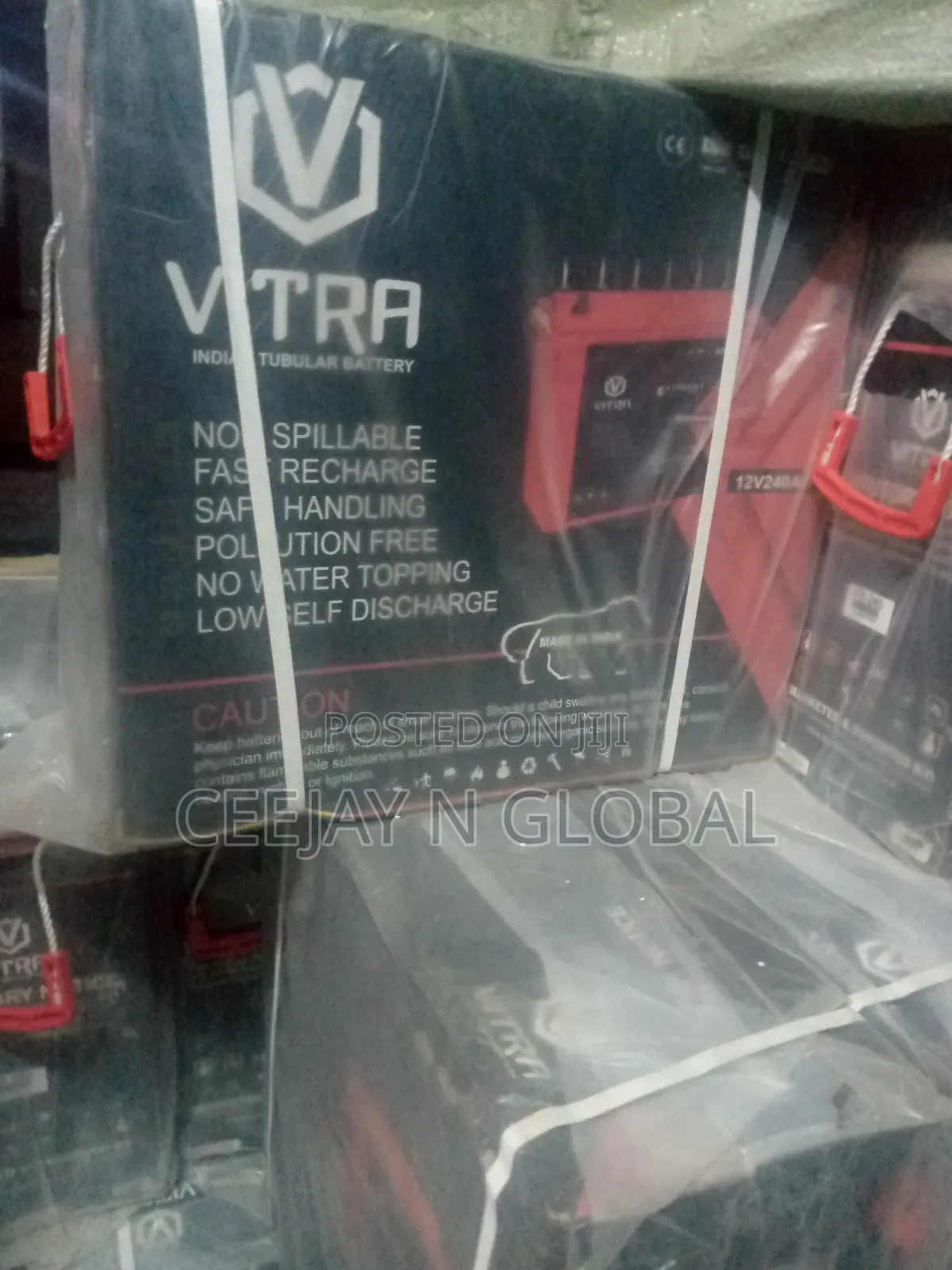 Solar Vitra 240ah 12v Tubular Battery
