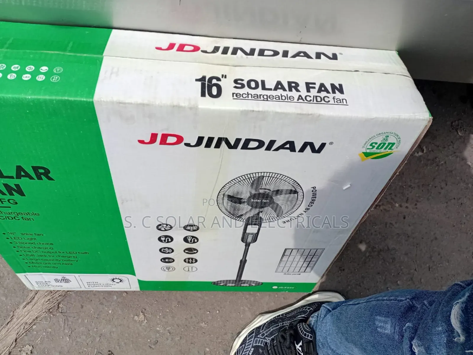 Jd Solar Fan 16inches Available