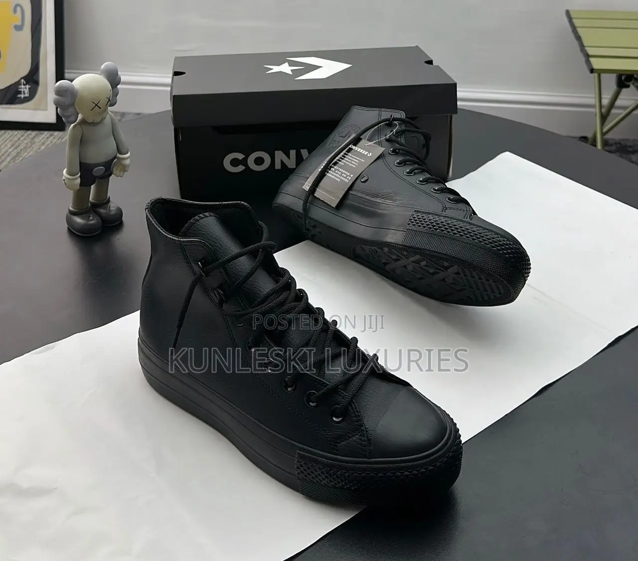 Original Converse Chunk Taylor Hi Black Sneakers