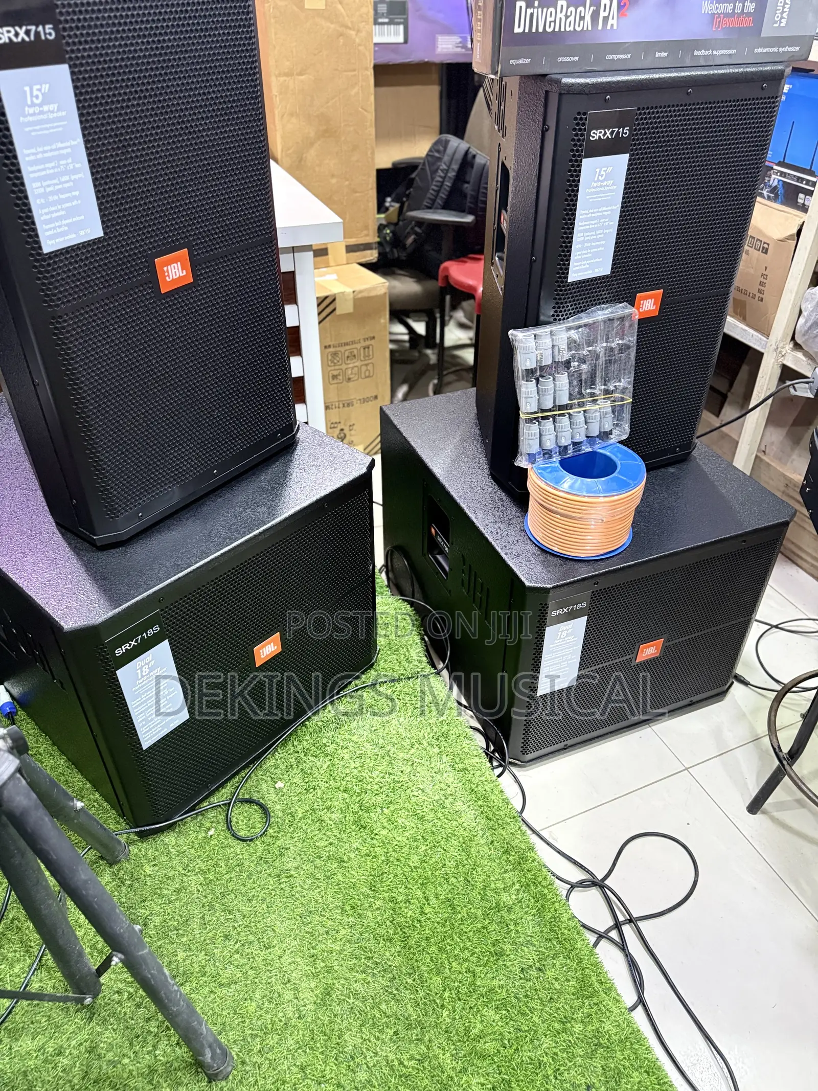 Complete Set of JBL Speakers and JBL Subwoofer