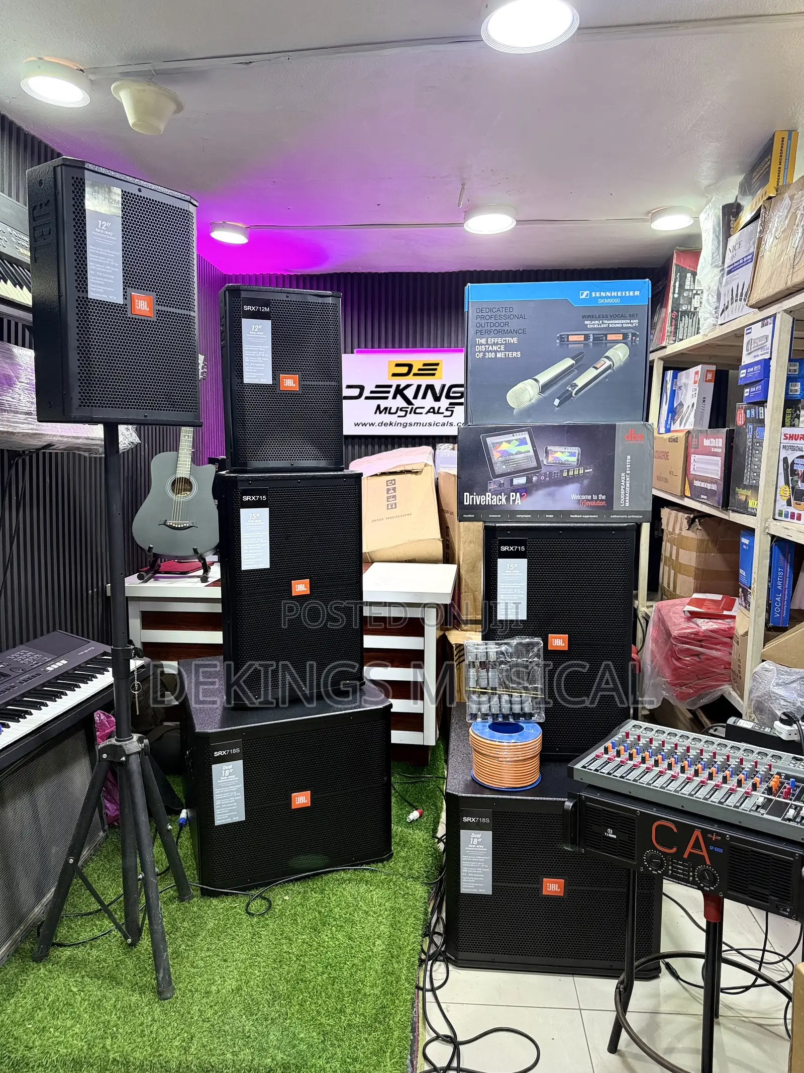 Complete Set of JBL Speakers and JBL Subwoofer