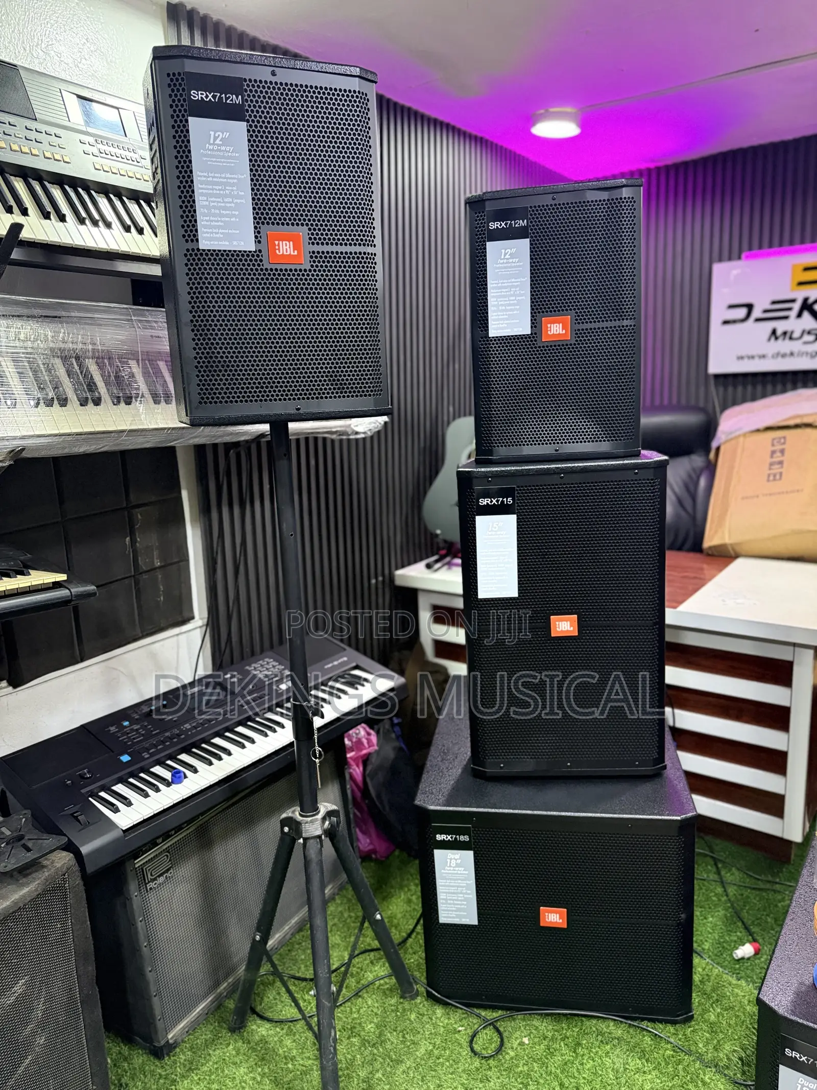 Complete Set of JBL Speakers and JBL Subwoofer