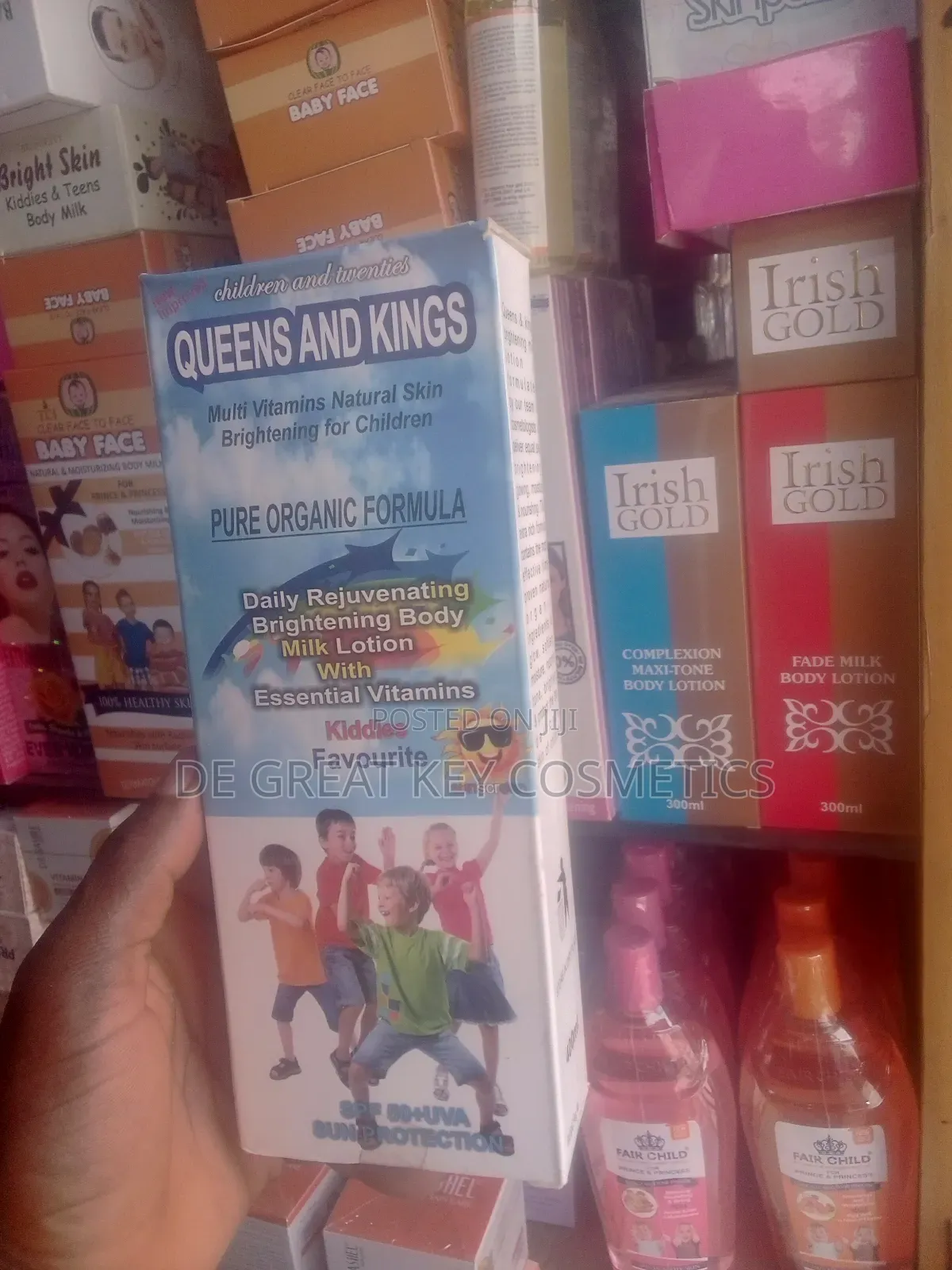 Queens and Kings Pure Organic Formula Body Lotion