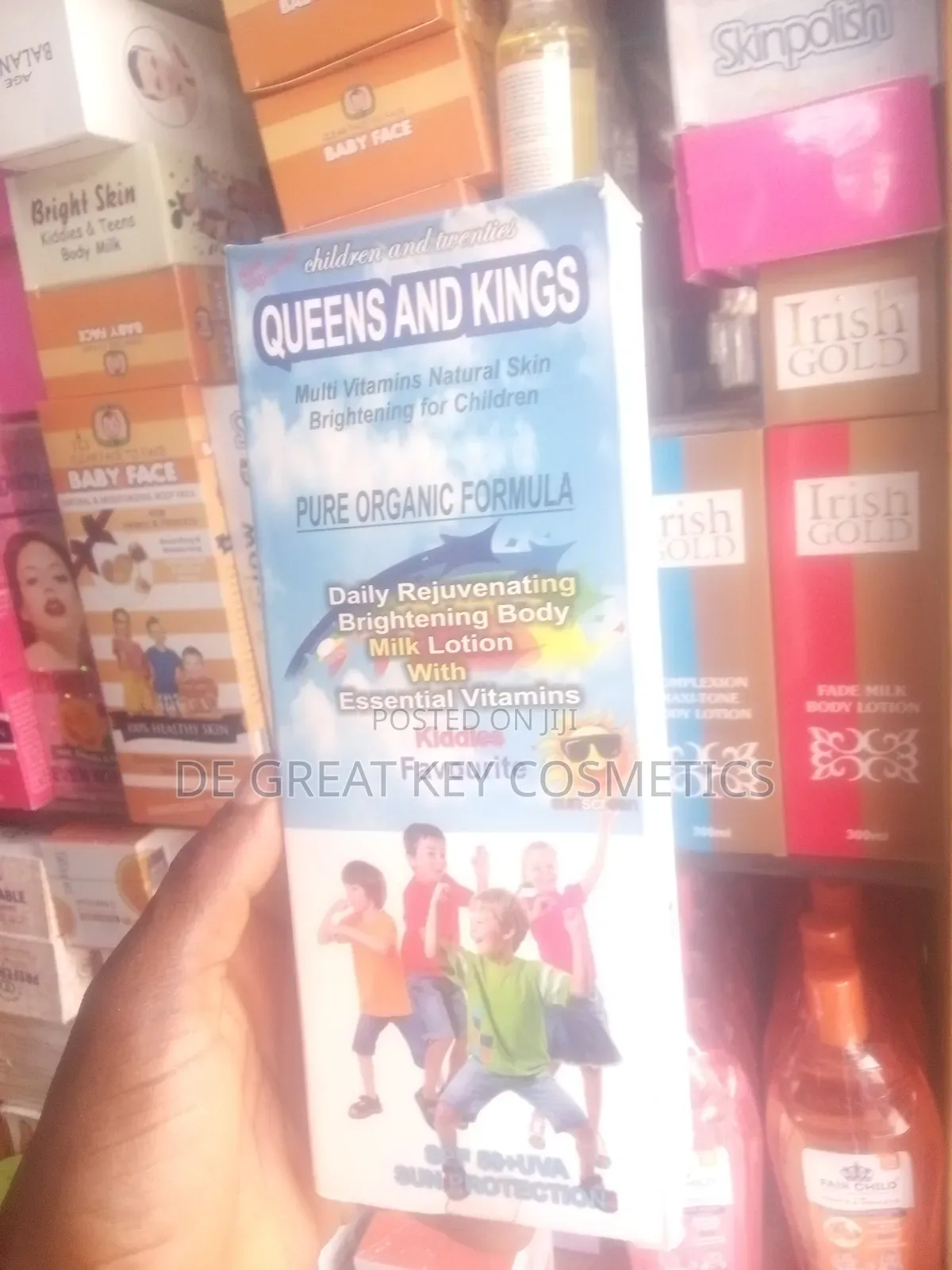 Queens and Kings Pure Organic Formula Body Lotion