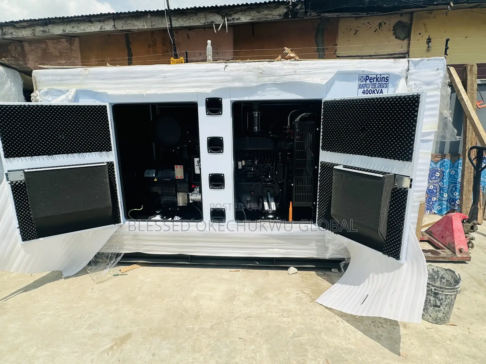 400kva Stamford Perkins Soundproof Generator With 2 Year Warranty