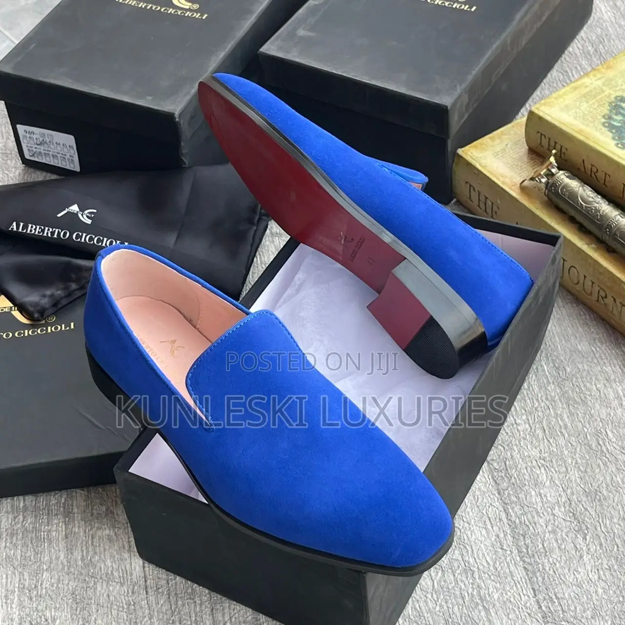 Original Alberto Ciccloli Suede Loafers Shoe In 4 Colorways