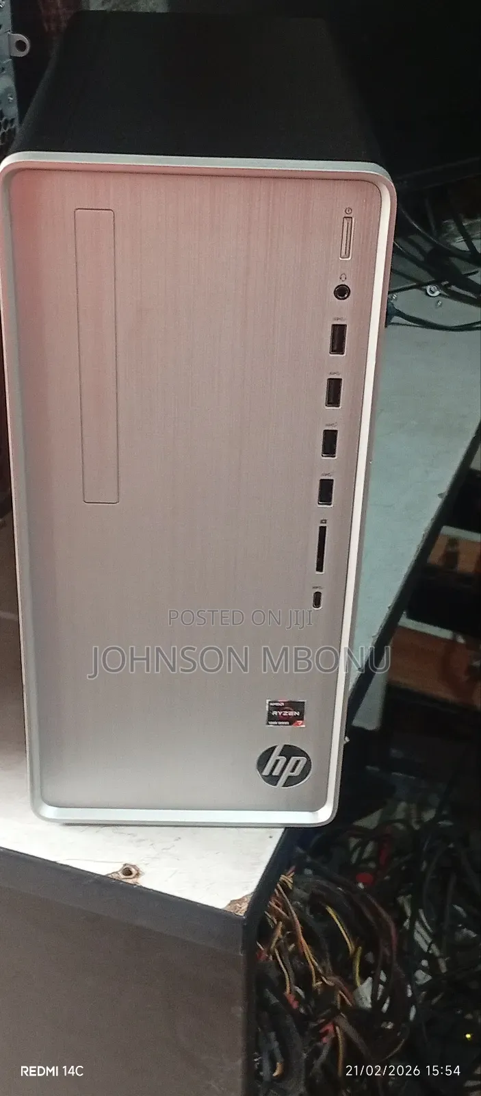 New Desktop Computer HP 16GB AMD Ryzen 7 HDD+SSD 512GB