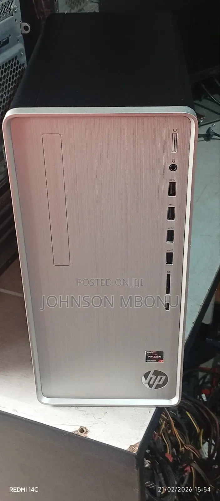 New Desktop Computer HP 16GB AMD Ryzen 7 HDD+SSD 512GB