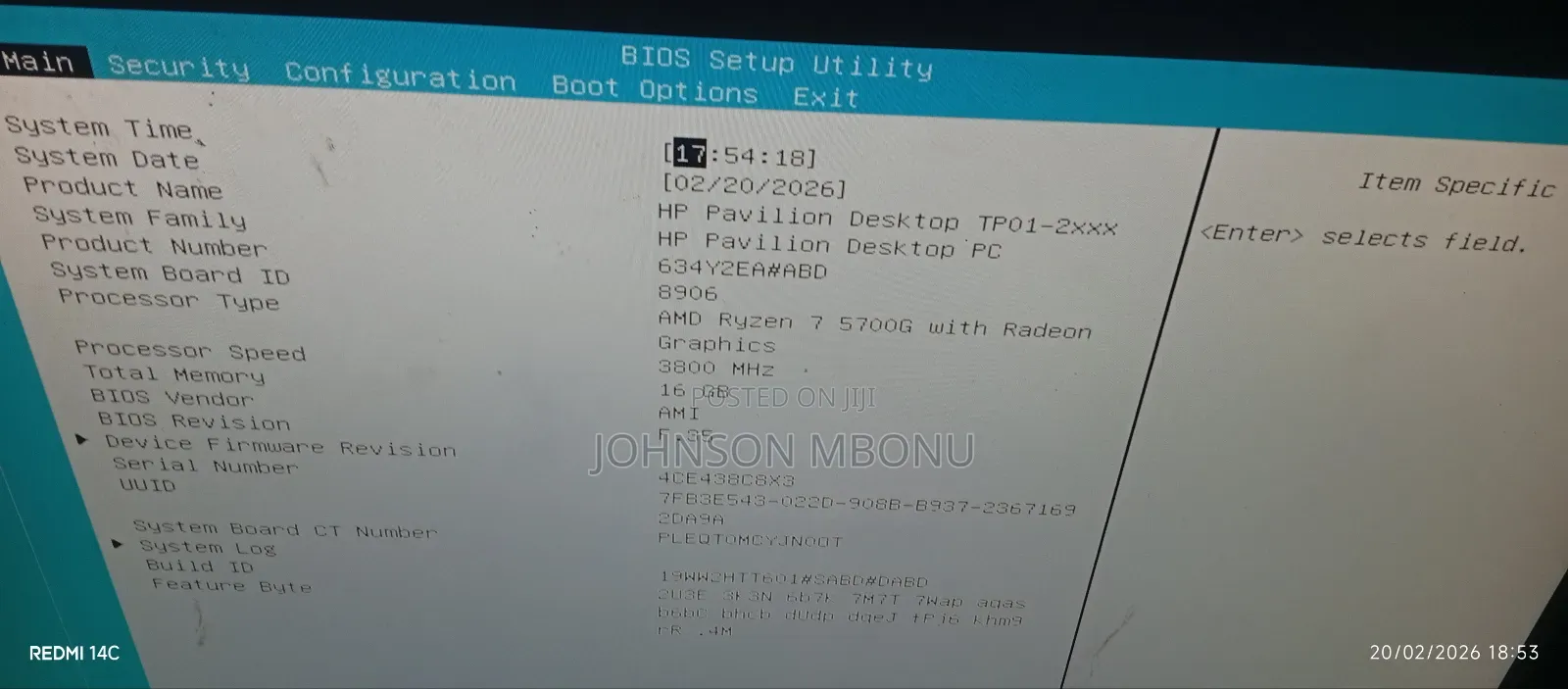 New Desktop Computer HP 16GB AMD Ryzen 7 HDD+SSD 512GB