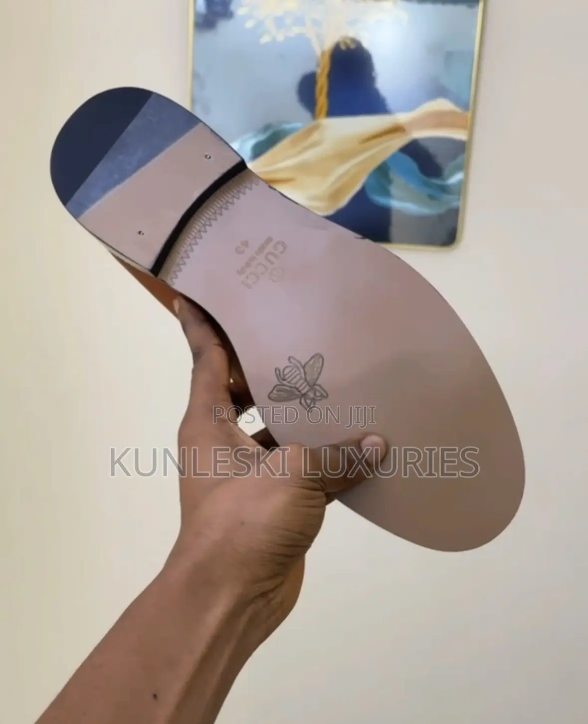 Original Gucci Brown Loafers Shoe