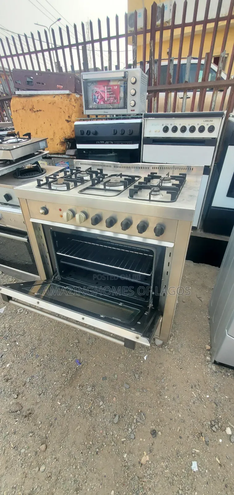 5 Burners, Standard 60by90 Cm