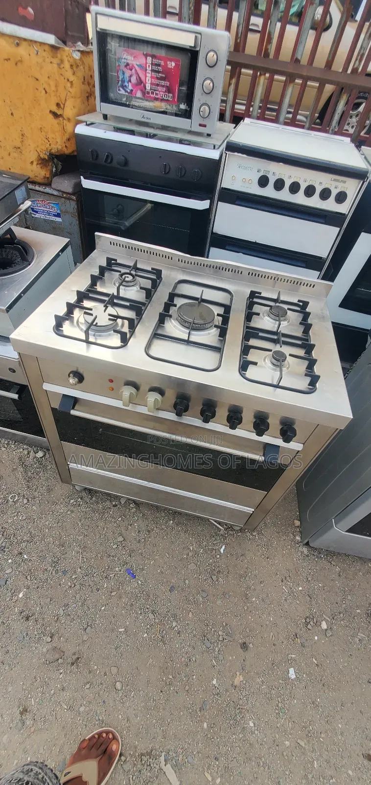 5 Burners, Standard 60by90 Cm