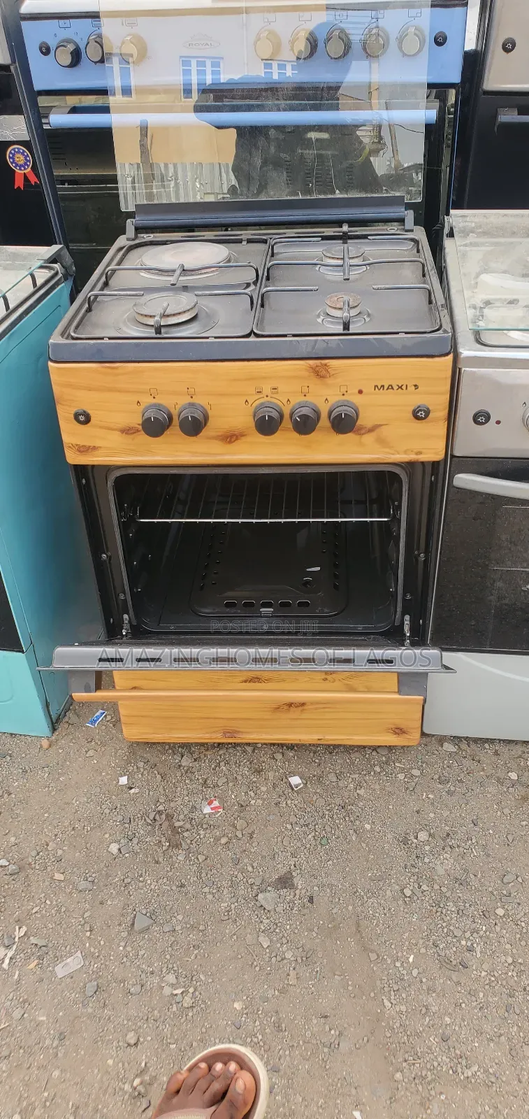 Formica 3 Burners Gas 1 Electric, Gas Oven And Grill