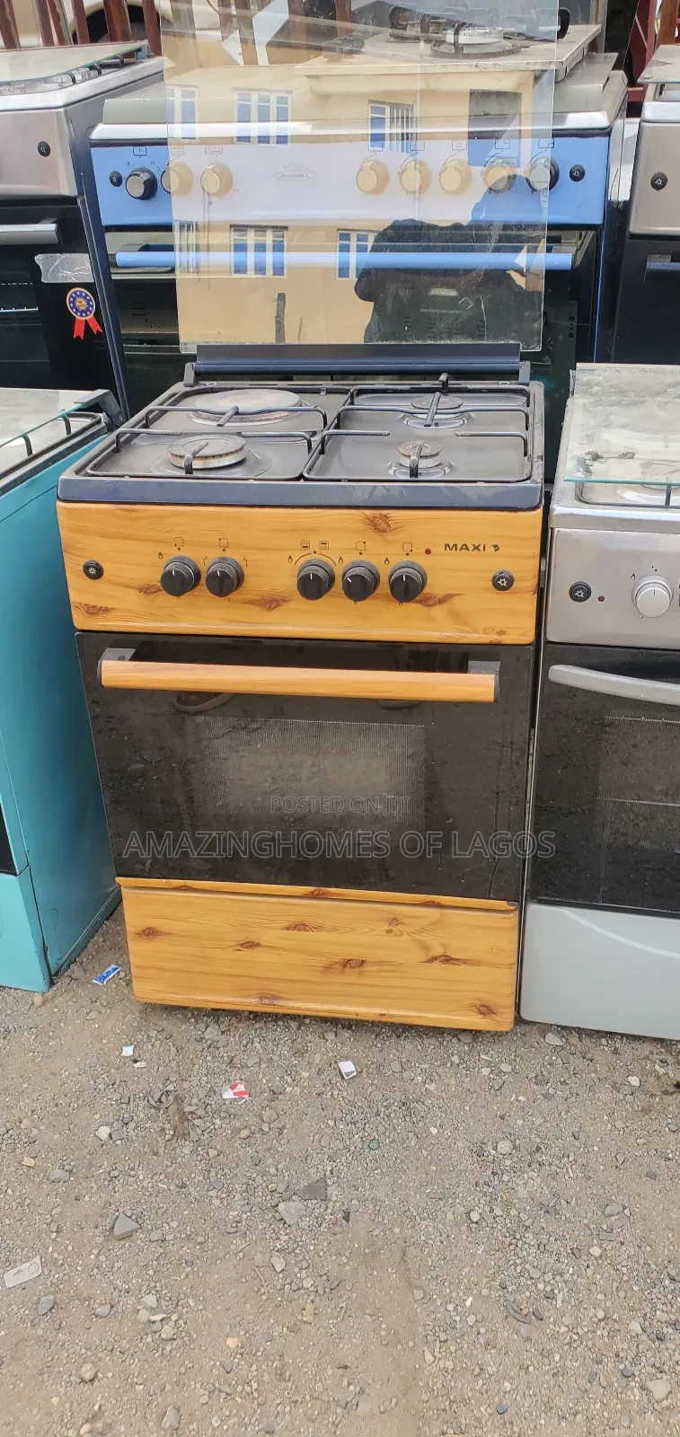 Formica 3 Burners Gas 1 Electric, Gas Oven And Grill