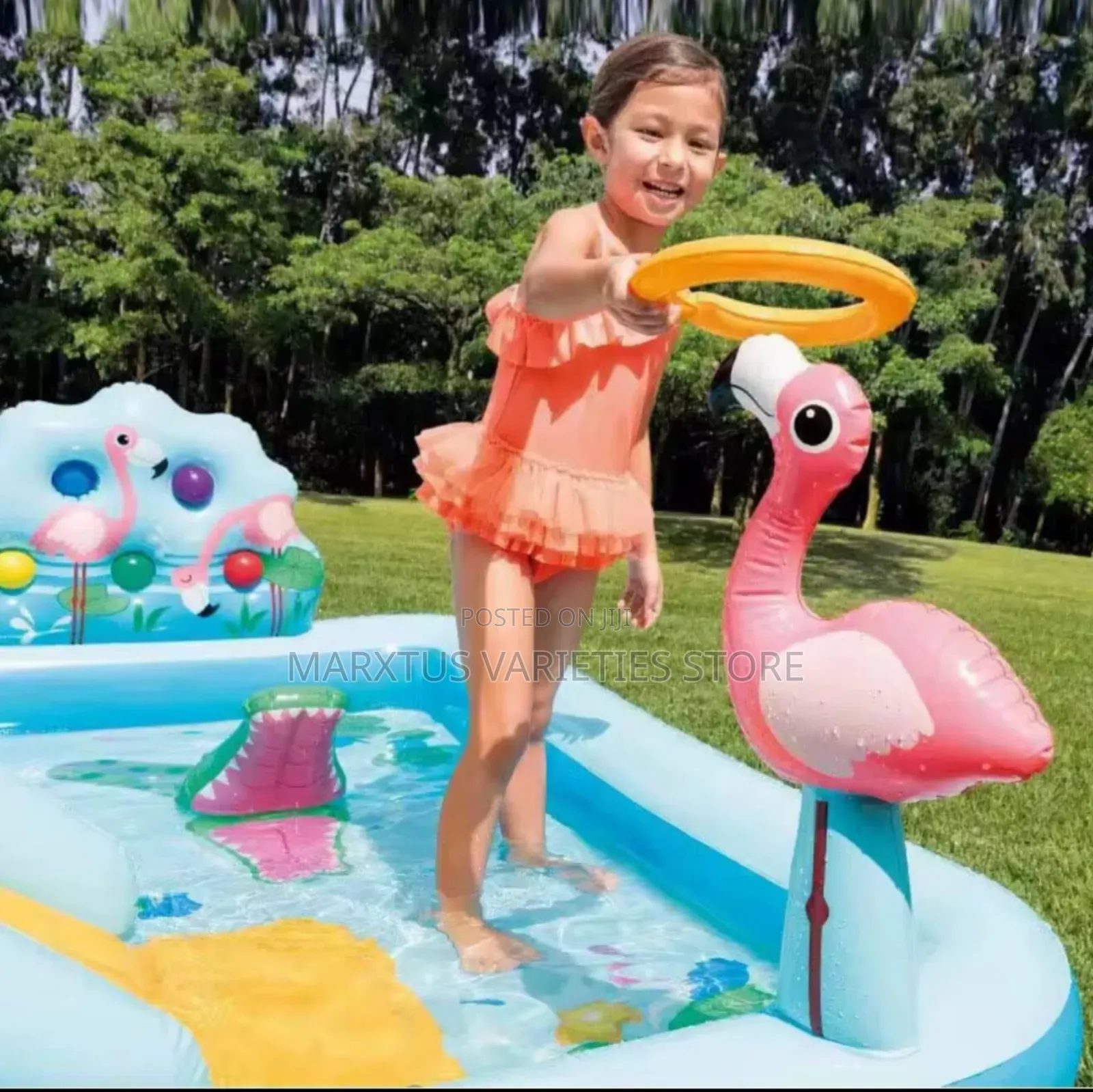 Crocodile Garden Water Slide Inflatable Bouncy Castle Pool